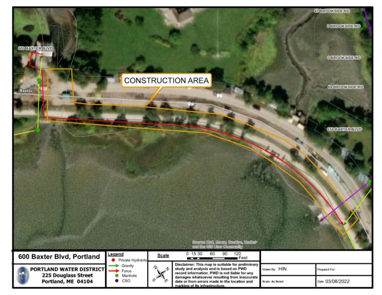 Baxter Boulevard Wastewater Force Main Upgrade Project Begins March 14